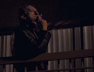 man smoking