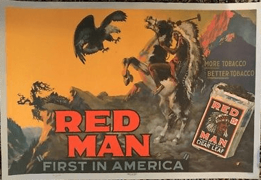Cigarette ad targeting the American Indian population