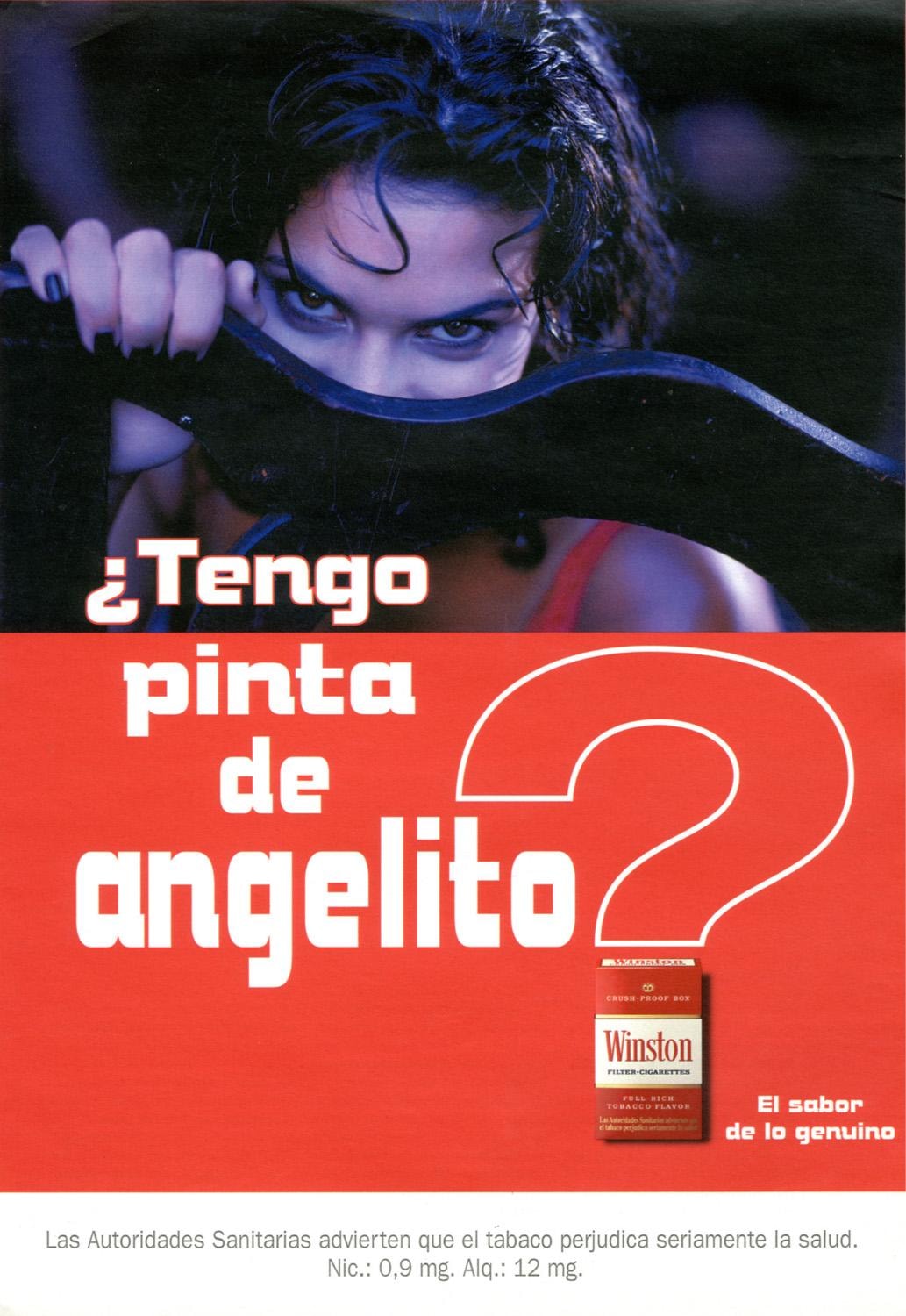 Cigarette ad targeting the Hispanic/Latino population