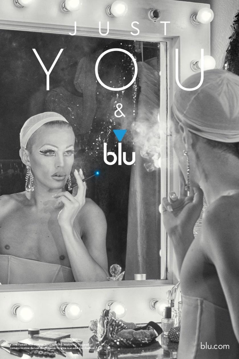 Cigarette ad targeting the LGBTQ+ population
