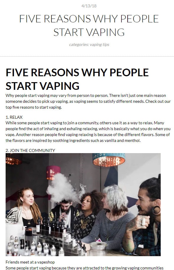 Cigarette ad targeting the People with Mental Health Challenges population