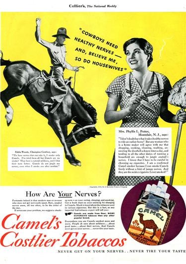 Cigarette ad targeting the People with Mental Health Challenges population